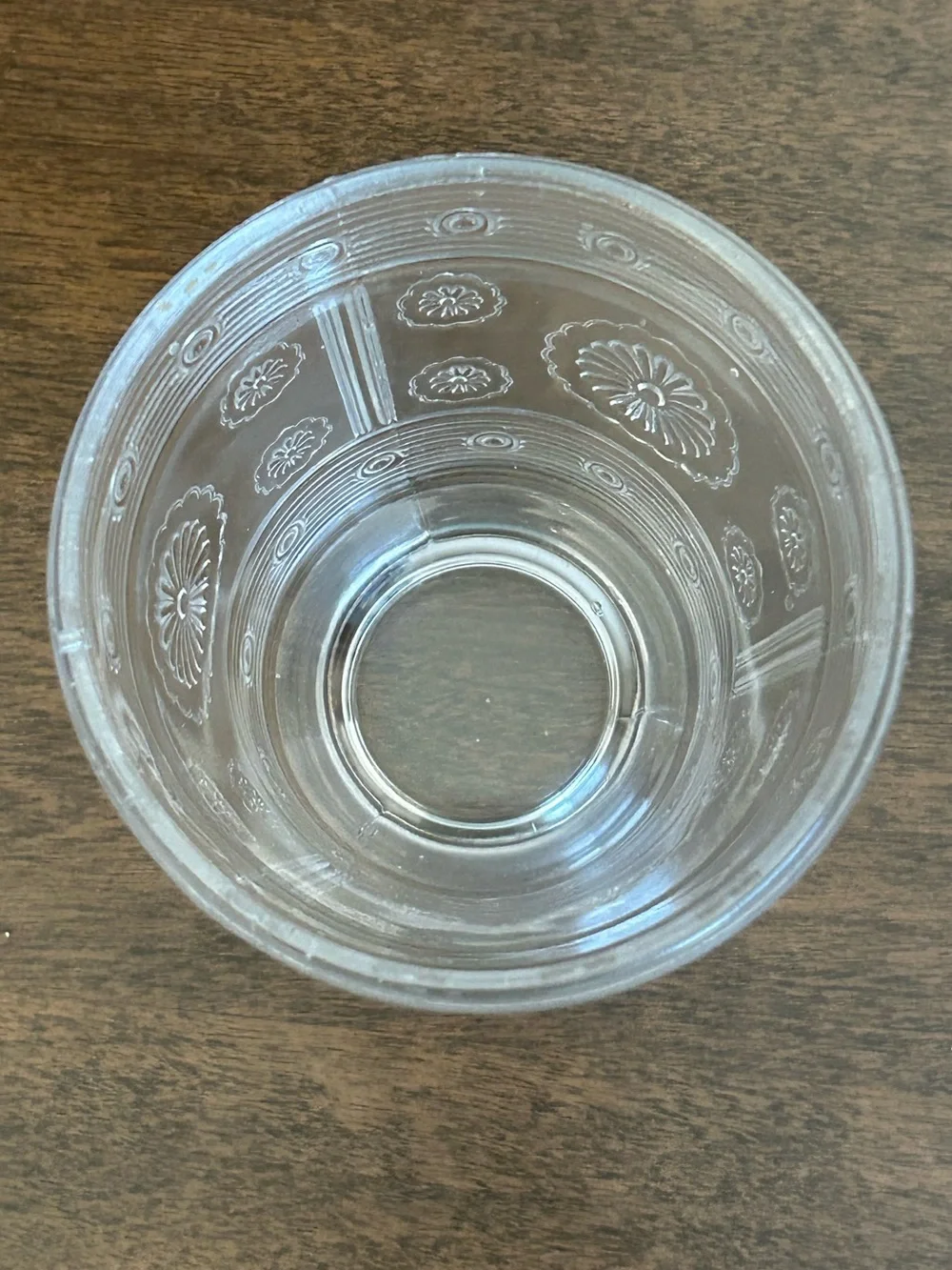 VINTAGE BRYCE BROTHERS 1889 EAPG MAGIC AKA ROSETTE CLEAR GLASS PEDESTAL SPOONER